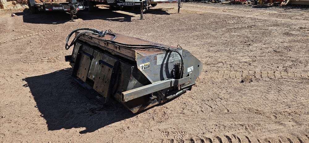 74" Skid Steer Broom Attachment