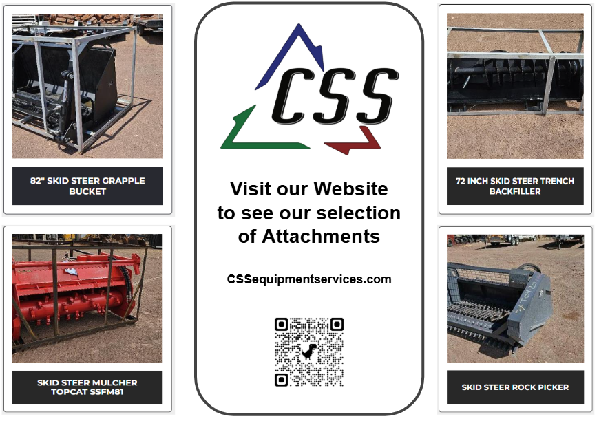 Excavator, Backhoe, Skid Steer Attachments