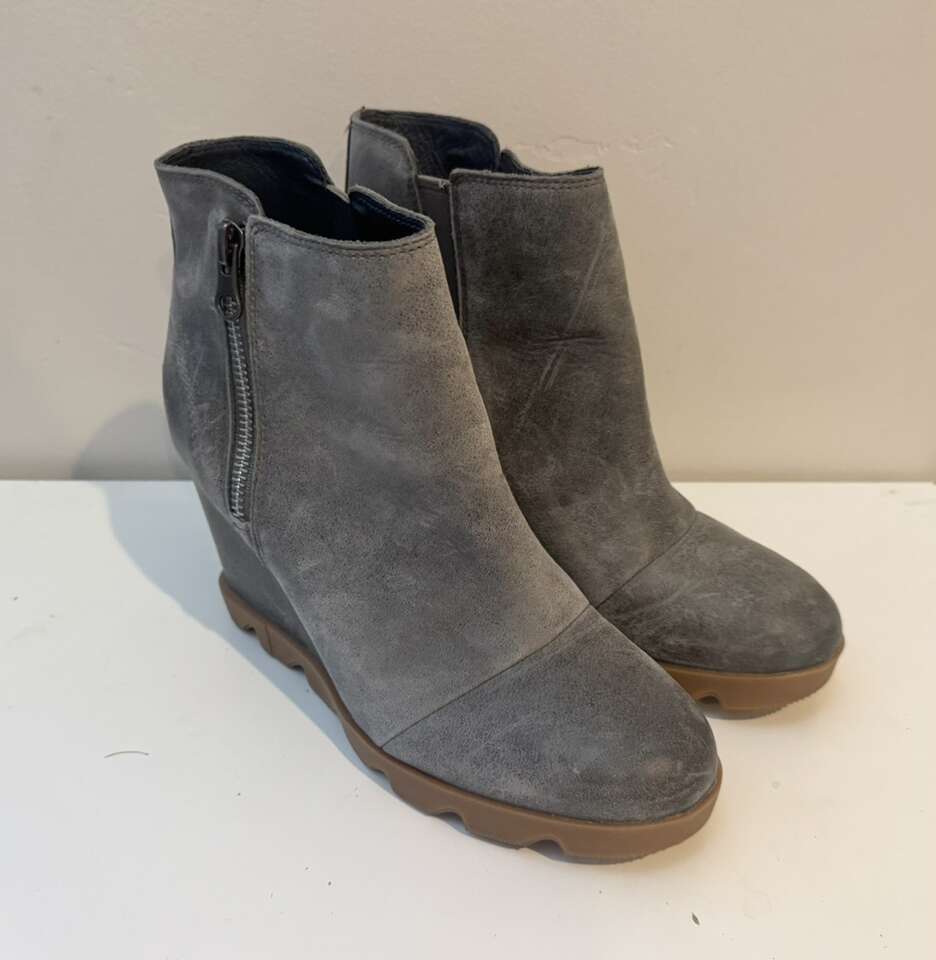 Sorel Sz 9.5 Womens Joan Uptown Leather Booties