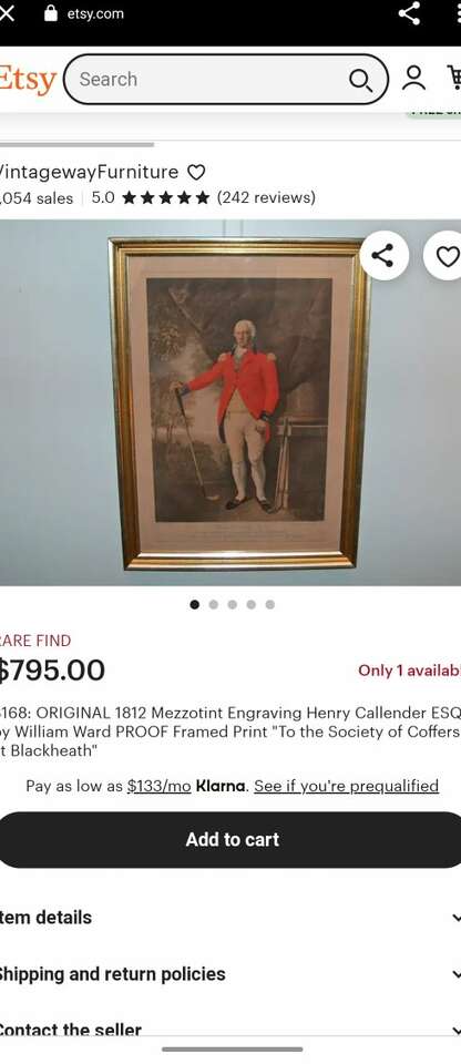 Henry callender esq painting