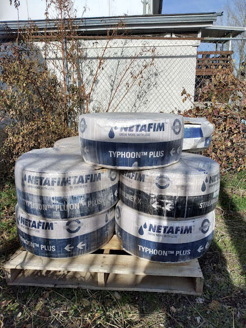 Drip Tape:  Netafim Typhoon Plus