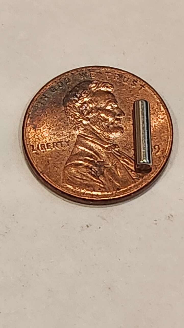 ~1/12" dia 2.15mm x 9mm N52 Neodymium Cylinder Rod Magnets Craft 3D printing