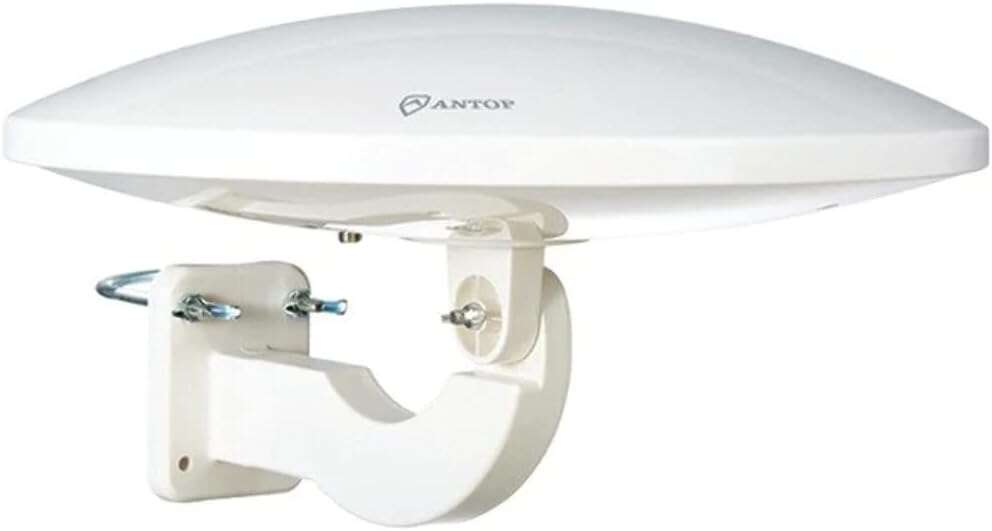 One week money back guarantee - ANTOP Omnidirectional HD TV HDTV Antenna Smartpass Amplified Outdoor Attic RV AT-414B