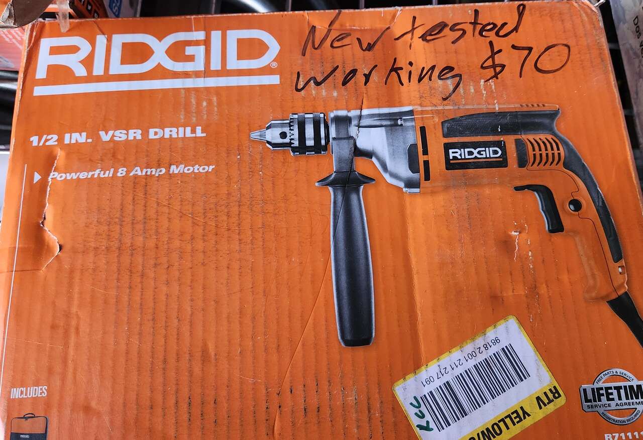 Rigid corded tools. $20 off marked prices