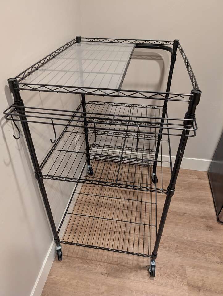 Fitness & Exercise equipment rolling storage cart