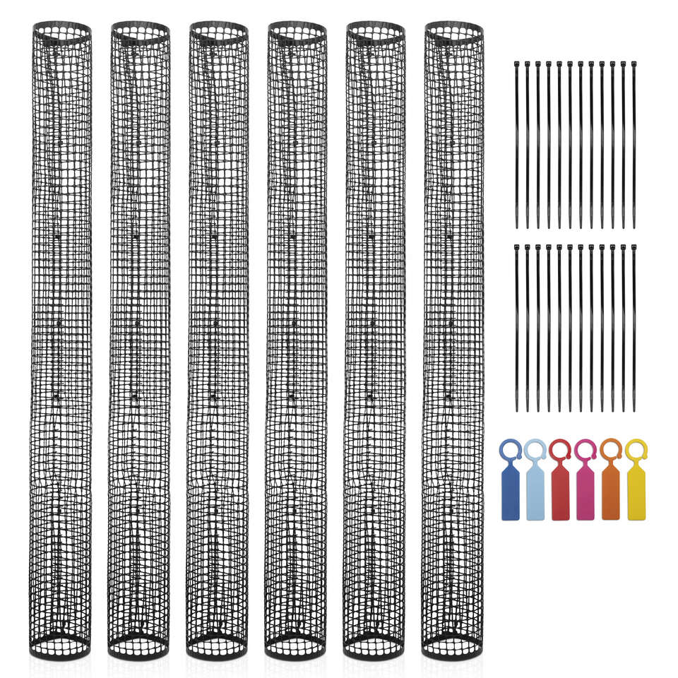TREE TRUNK PROTECTORS-Can be connected together or trimmed to protect all trunk sizes.