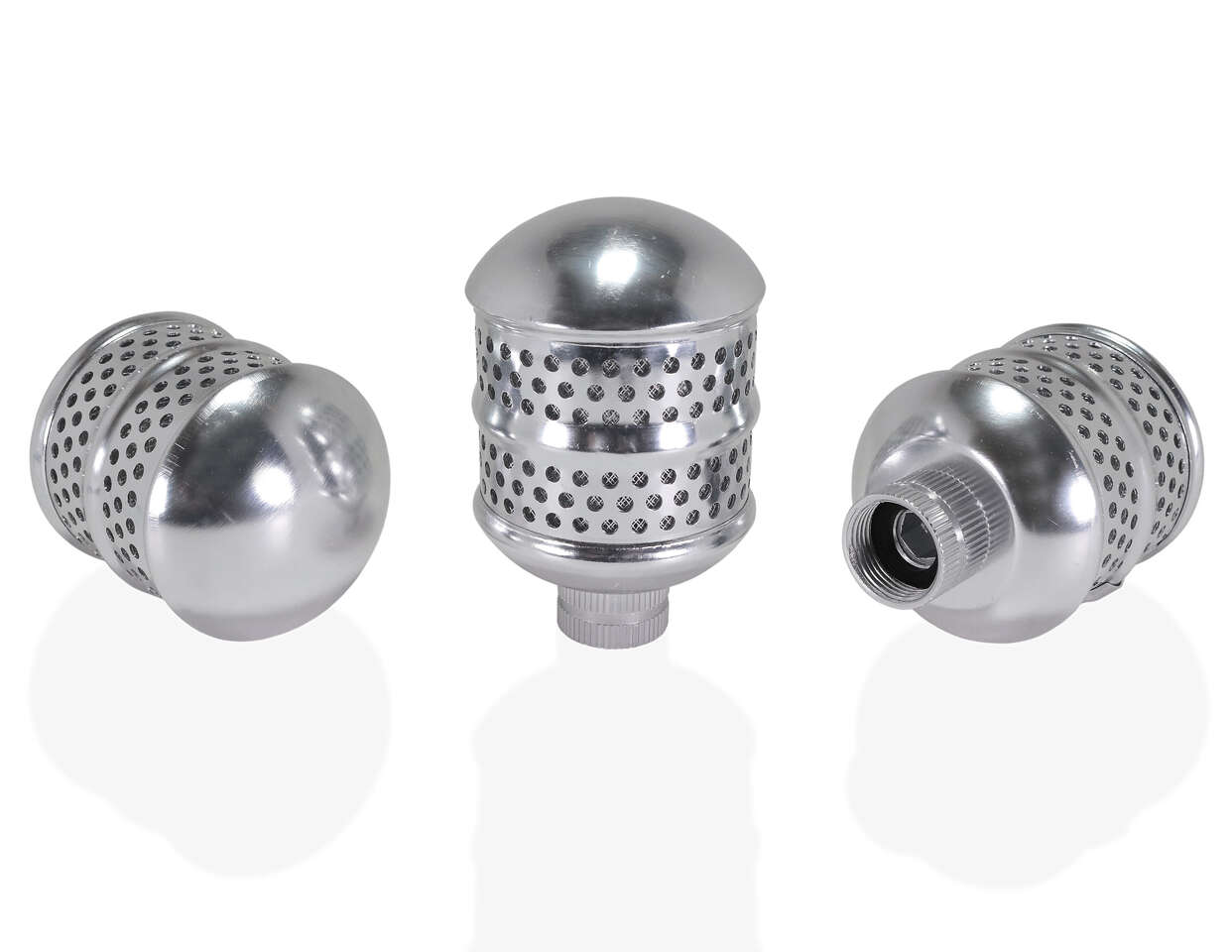 3-Pack Aluminum Bubbler Soaker Heads for Drip Irrigation