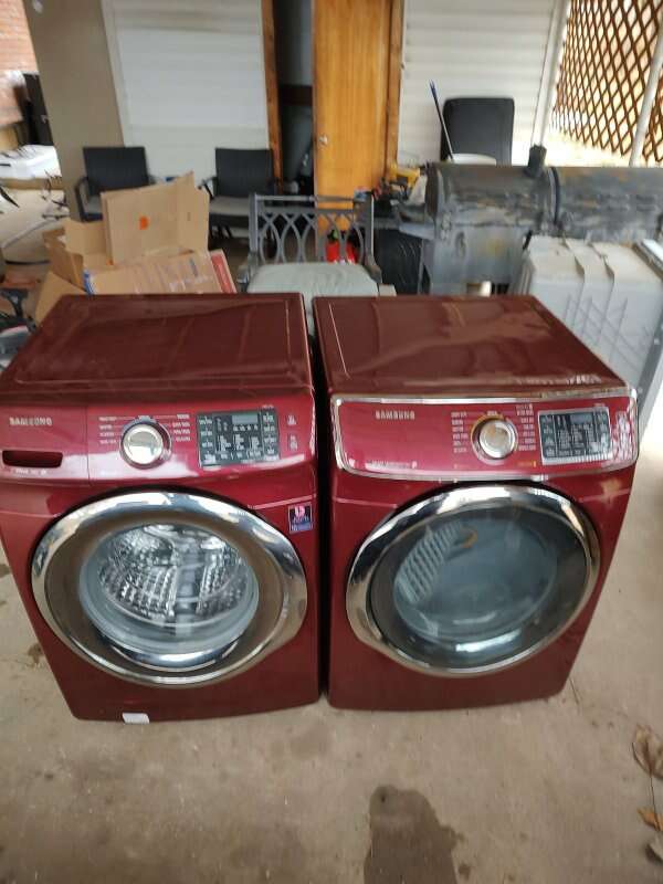 Samsung washer and gas dryer set Appliances