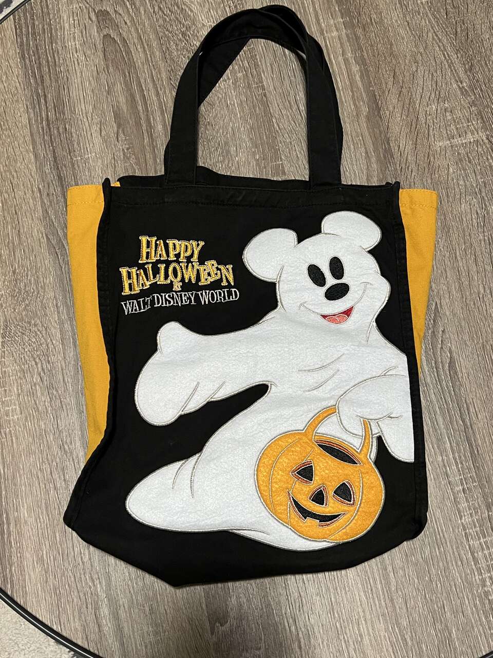 Disney World Mickey Mouse ghost tote bag