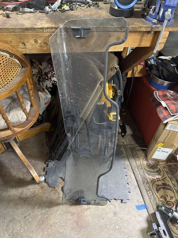 Oem Polaris RZR 2018+ half Windshield Tinted