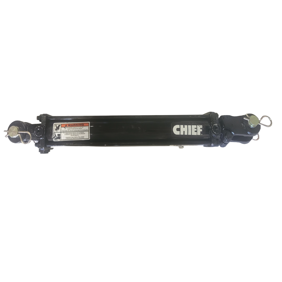 Chief 3000 psi Hydraulic Cylinder 2-1/2" x 16" stroke clevis / tie rod - New