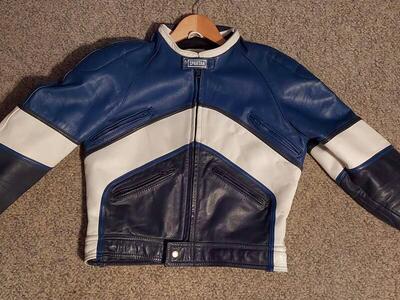 Spartan Leather Motorcycle Jacket - Men's 42/Large