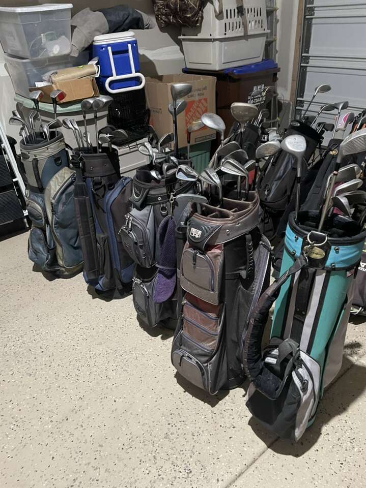 Women's Golf Clubs And Cart Or Stand Bag