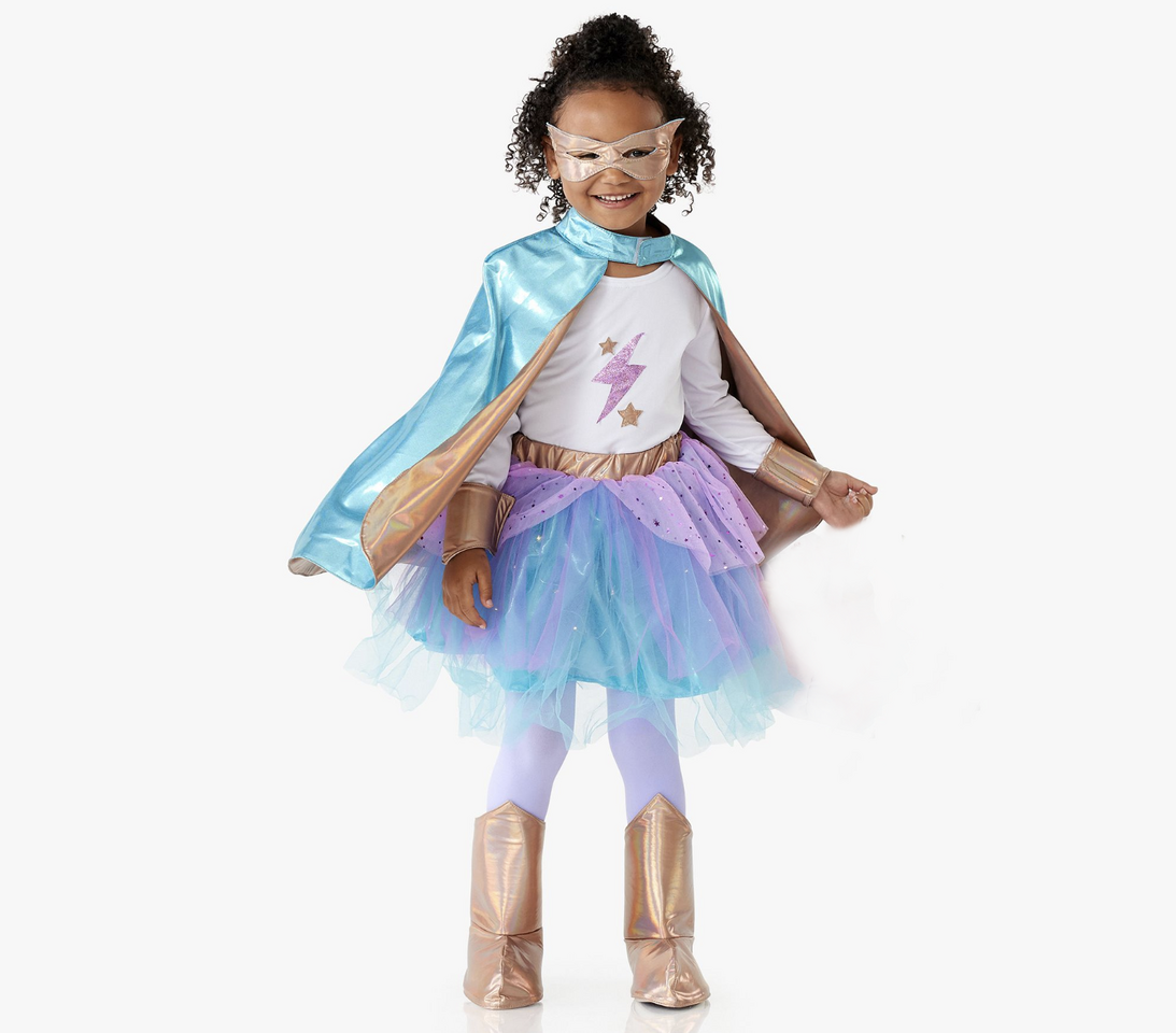 Superhero Girl Light-Up Costume - 4-6Y, brand - Pottery Barn Kids