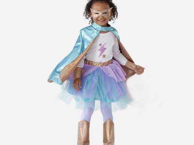 Superhero Girl Light-Up Costume - 4-6Y, brand - Pottery Barn Kids