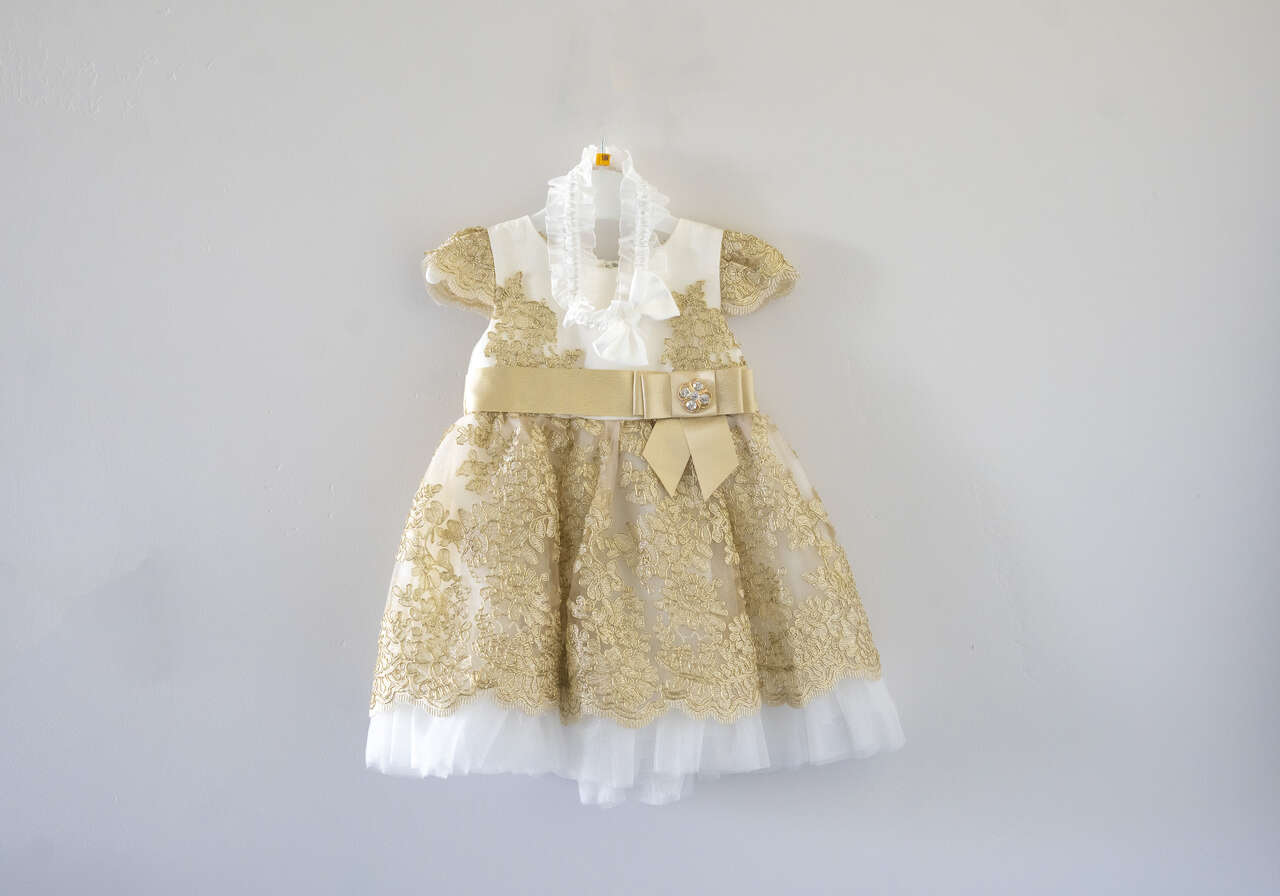 Toddler Princess Gold Dress - 18M