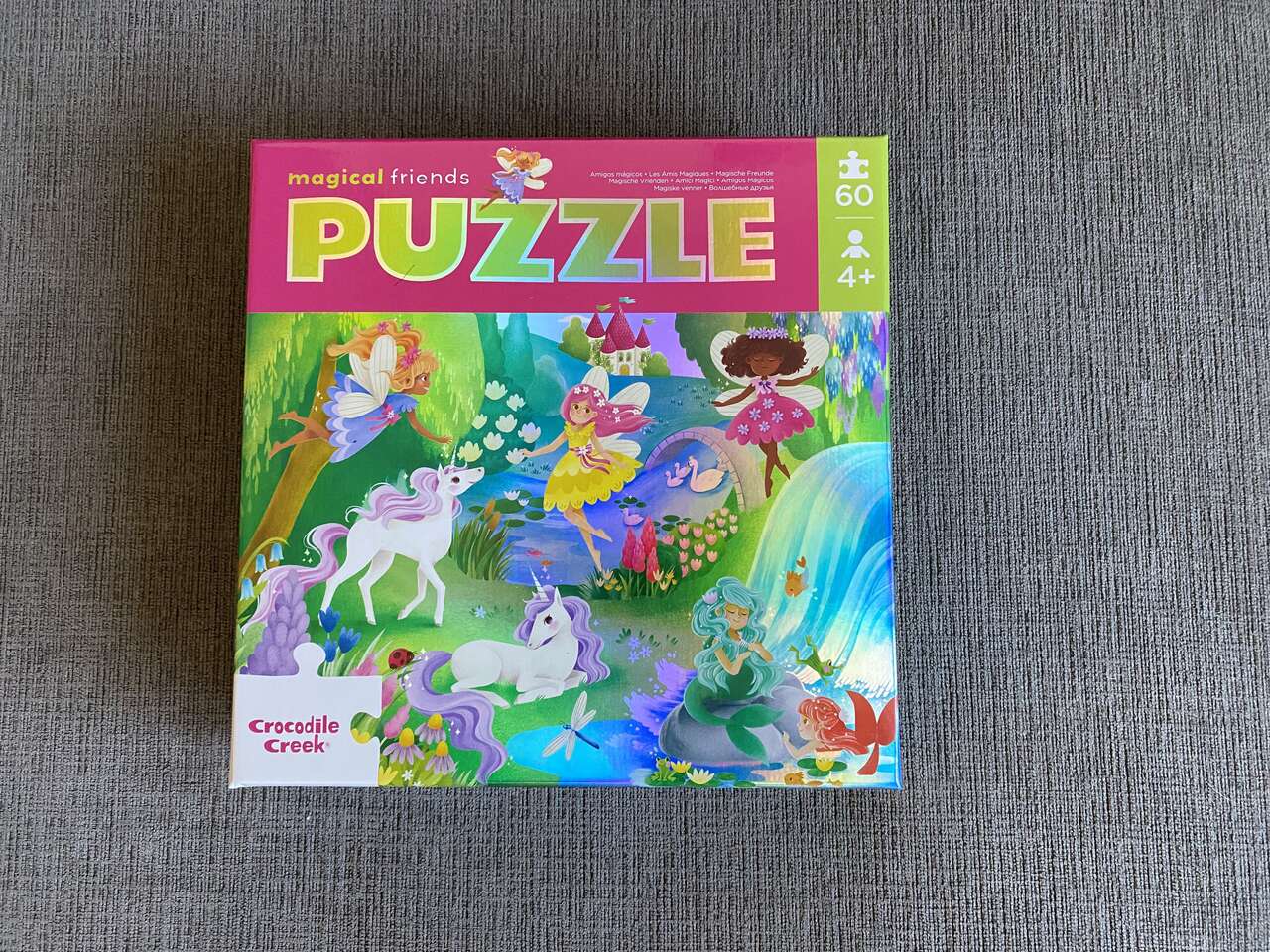 Unicorn and fairies 60-Piece Puzzle