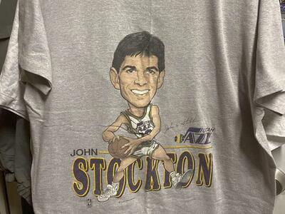 John Stockton Jazz Tee Shirt