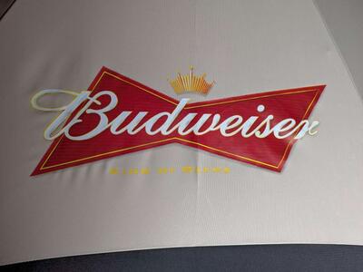 **New** Budweiser Patio Umbrella