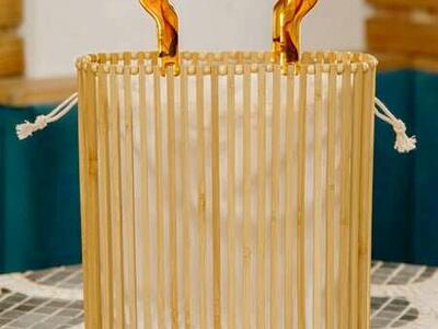 BAMBOO DRAWSTRING TOTE