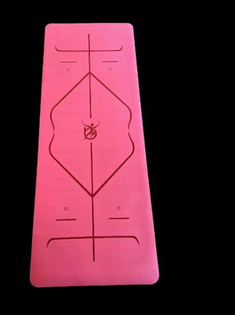 Premium X-large Luxury Yoga Mat, Color-Passion