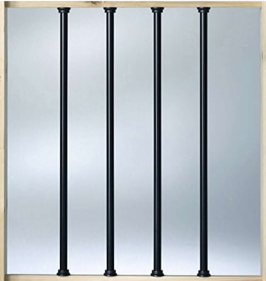 Deckorators Aluminum 26" Balusters -Black -10 Pack