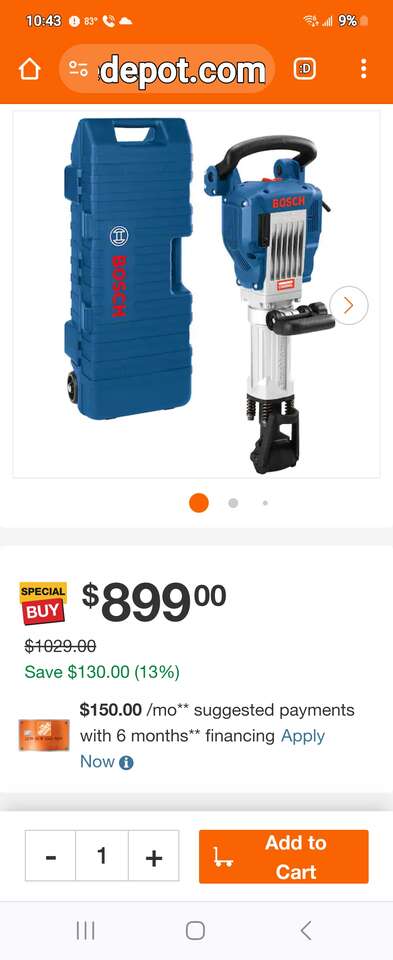 Bosch Demolition Hammer