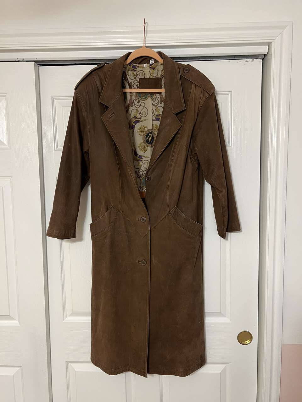 Leather Duster Jacket