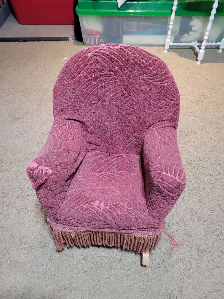 antique child chair
