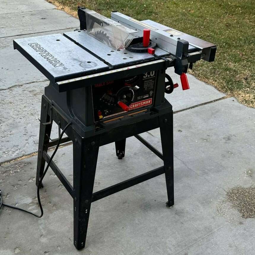 Craftsman 10in Table Saw Industrial