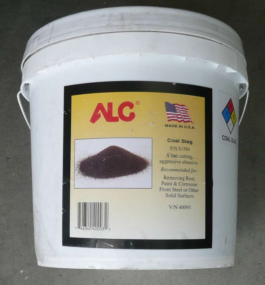 Keysco ALC40093 ALC Coal Slag Blasting Abrasive - 25 Lbs.