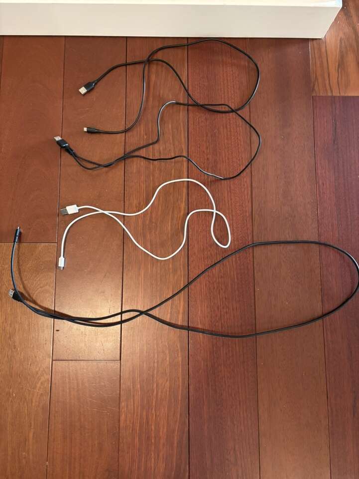 USB A to micro USB charging cable