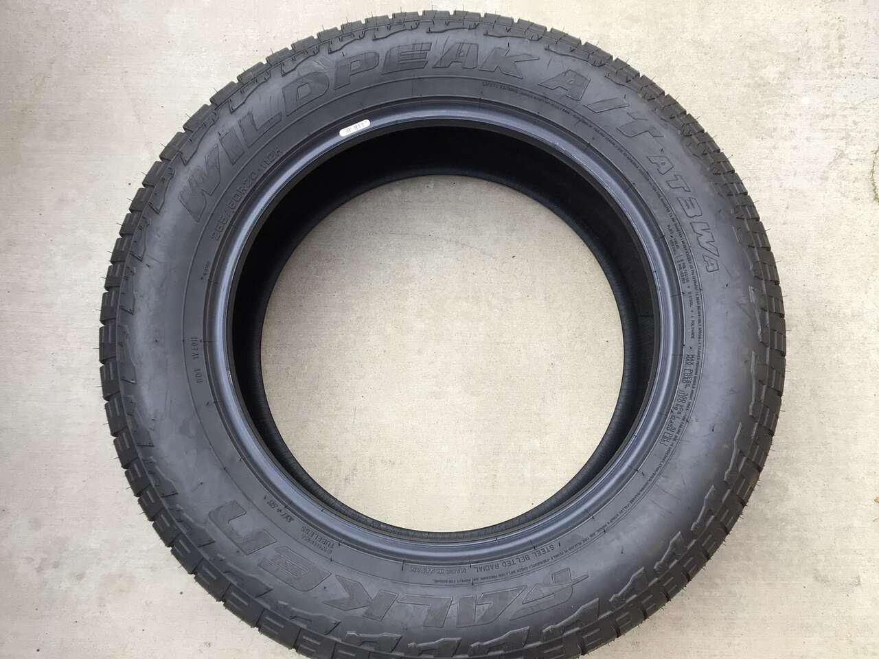 265/60R20 all-terrain tires