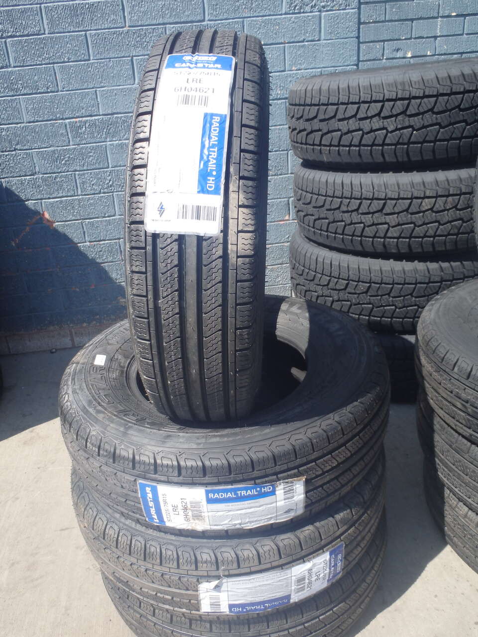 225/75R15 CARLSTAR RADIAL TRAIL HD SET OF BRAND NEW TIRES