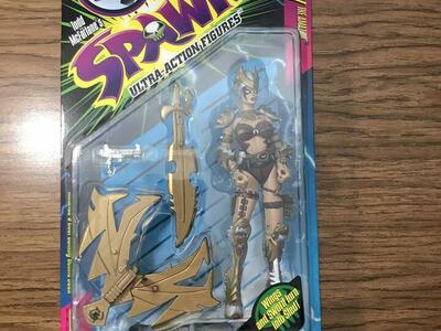 Todd Mc Farlane's 1996 Tiffany The Amazon 7" Action Figure.