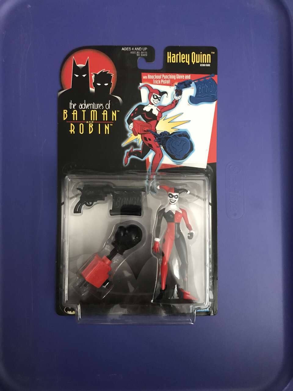 Harley Quinn 1997 Action Figure from The Adventures of Batman and Robin Series.