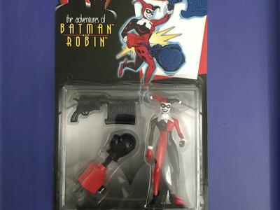 Harley Quinn 1997 Action Figure from The Adventures of Batman and Robin Series.