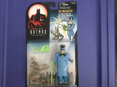 The Mad Hatter 1997 Action Figure from The New Batman Adventures Series.