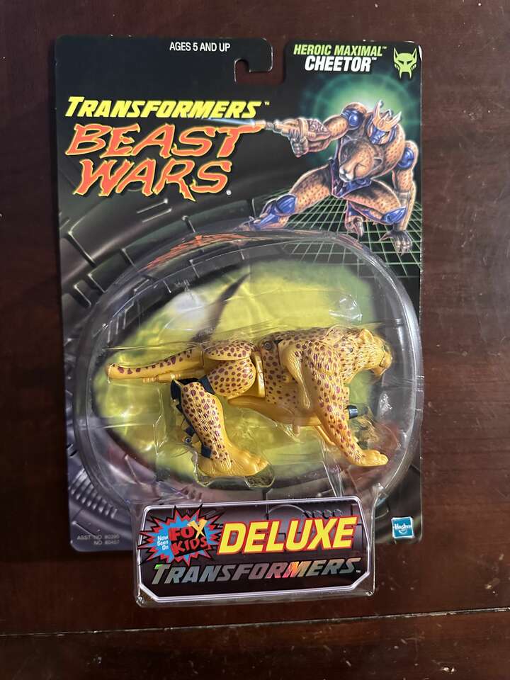 Transformers 1999 Cheetor Heroic Maximal Deluxe Transformer Figure from the Beast Wars Series.