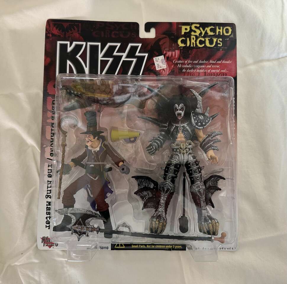 Kiss Psycho Circus Gene Simmons and Ring Master Figure Set. Spawn 1998 Series 10