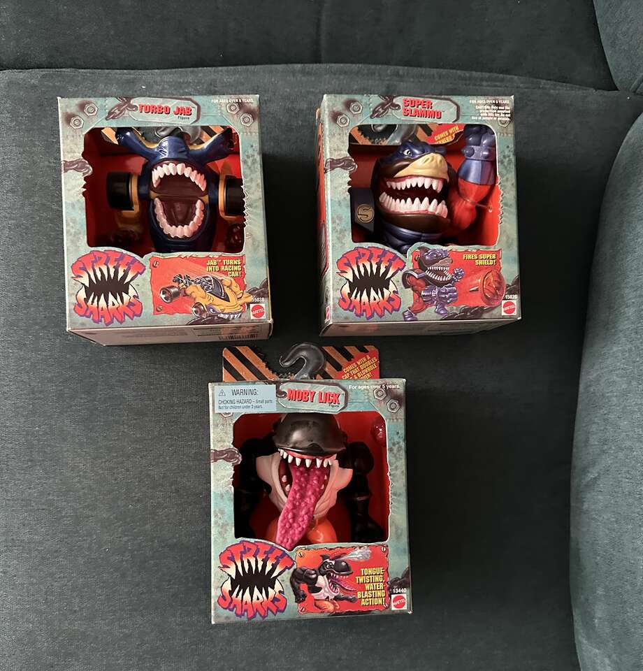 Street Sharks by Mattel 1995 Boxed Figures.