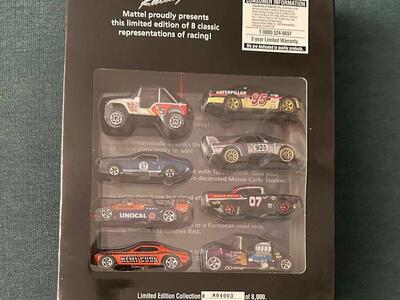 Hot Wheels 1998 FAO Schwarz The History of Hot Wheels III Die Cast Car Limited Numbered Edition Set.
