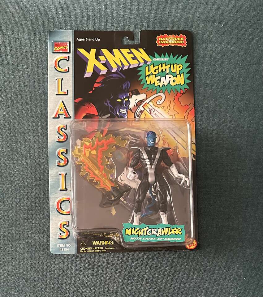 Nightcrawler 1996 Action Figure from the X-Men Classics Series.
