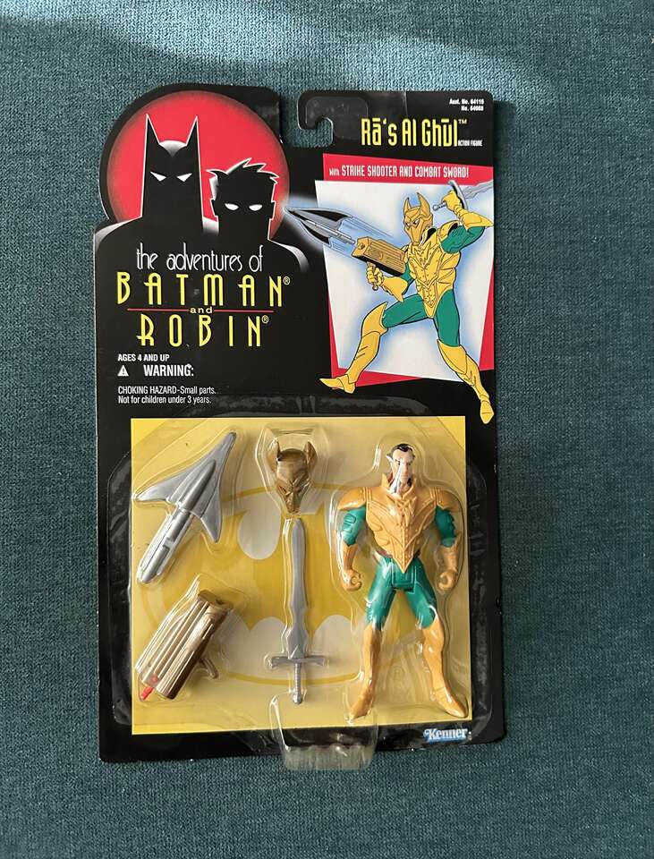 Ra's Al Ghul 1995 Action Figure From the Adventures of Batman and Robin Line.