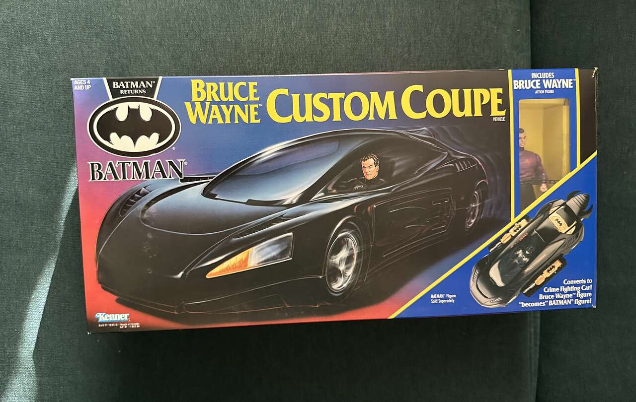 Bruce Wayne Custom Coupe Vehicle From 1991 Batman Returns Line.