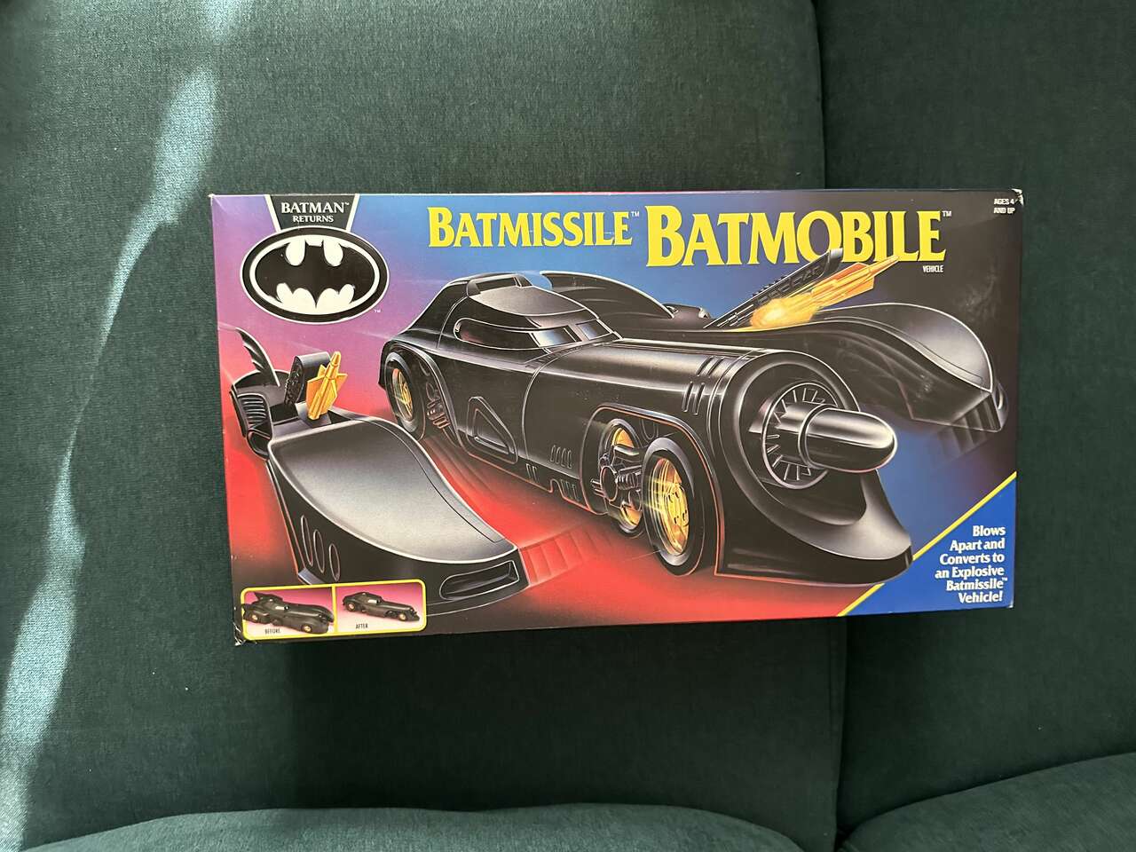 Batmissle Vehicle From 1991 Batman Returns Line.