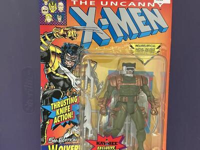 Wolverine 1993 Action Figure Kaybee Exclusive Collector's 5th Edition From the Uncanny X-Men Line.
