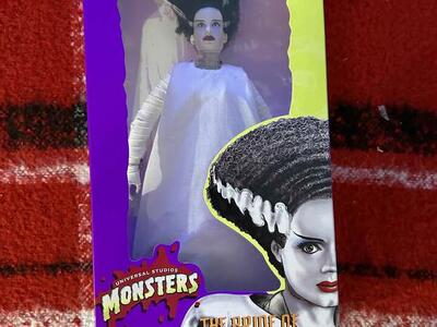 The Bride of Frankenstein, a 14 Inch 1998 Figure From Universal Studios Monsters.
