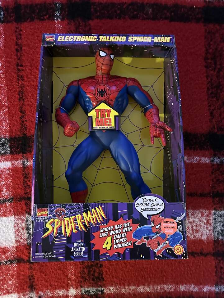 Spider-Man 16 Inch Electronic 1997 Figure From The New Animated Series.