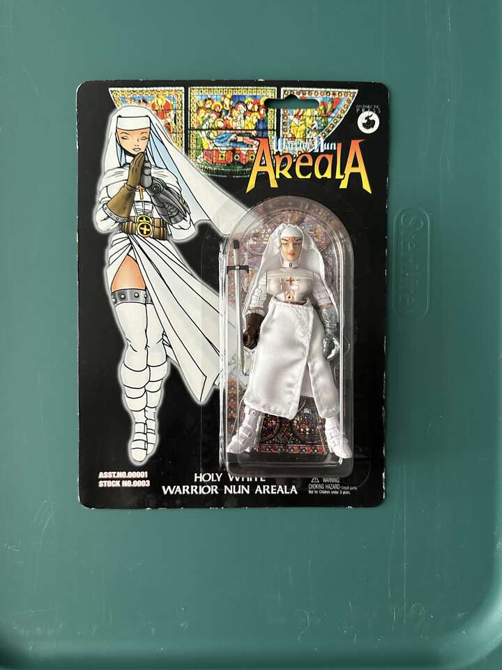Areala Warrior Nun Holy White 1997 Figure.